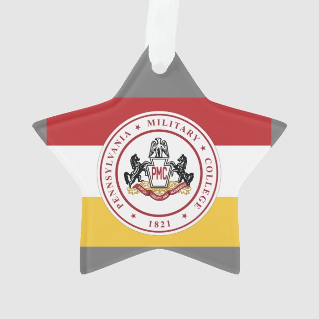 * Star Ornament w/PMC Flag logo (Back)