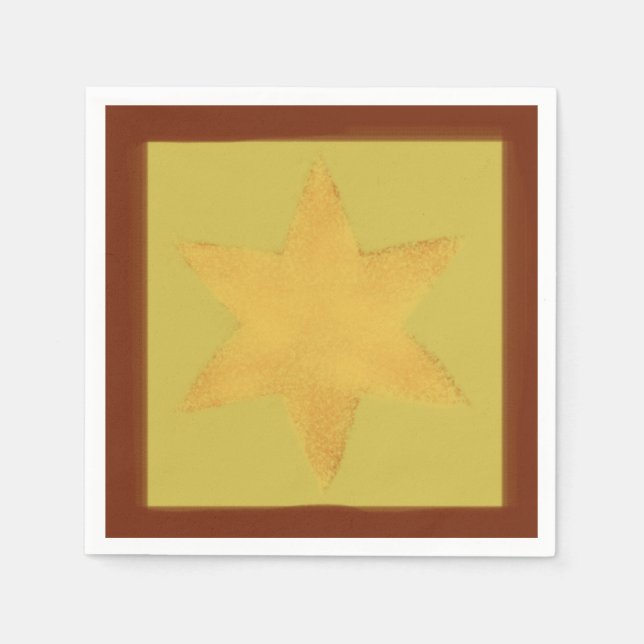 Star Paper Napkin (Front)
