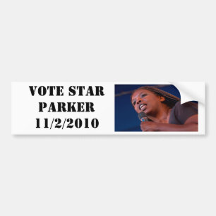 Star Parker, VOTE STAR PARKER 11/2/2010 Bumper Sticker