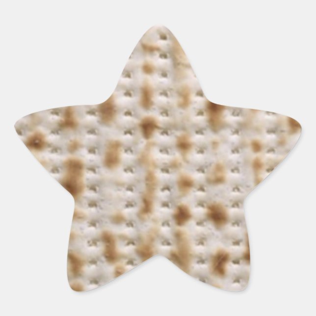 Star Passover Matzoh Stickers (Front)