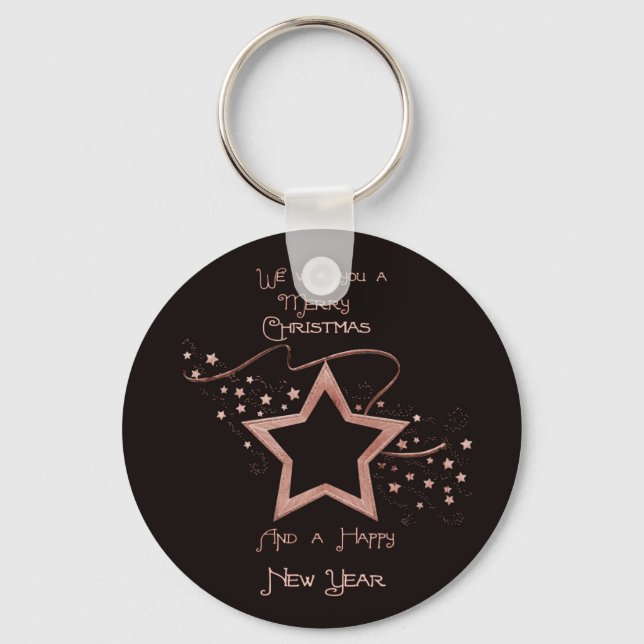 Star Patch (solid) Key Ring (Front)