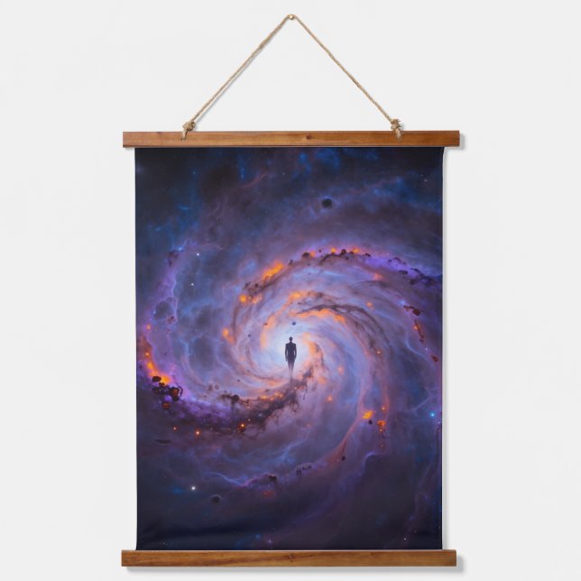 Star Path - Journey Through the Universe´3 Hanging Tapestry (Front)