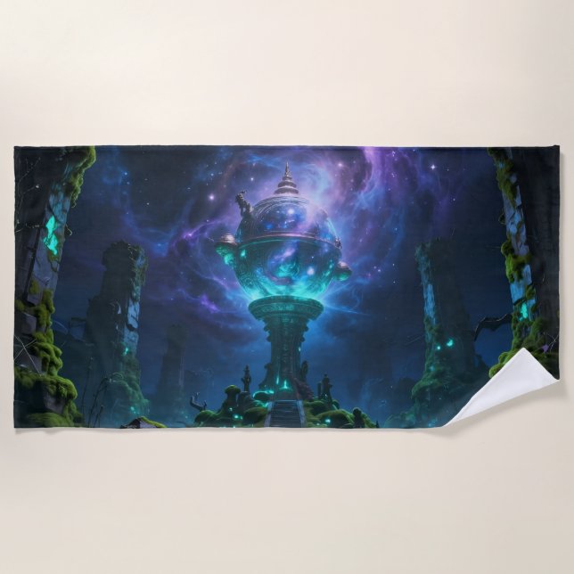Star Path - Journey Through the Universe Beach Towel (Front)