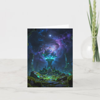 Star Path - Journey Through the Universe Holiday Card