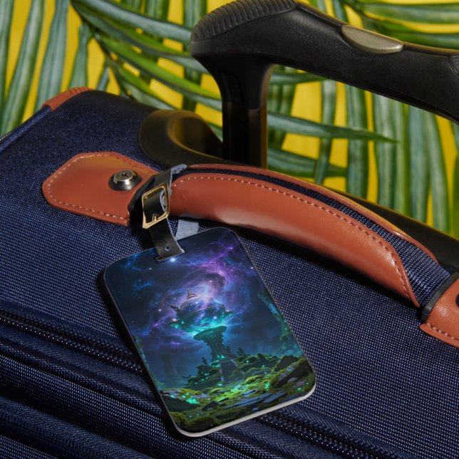 Star Path - Journey Through the Universe Luggage Tag (Front Insitu 1)