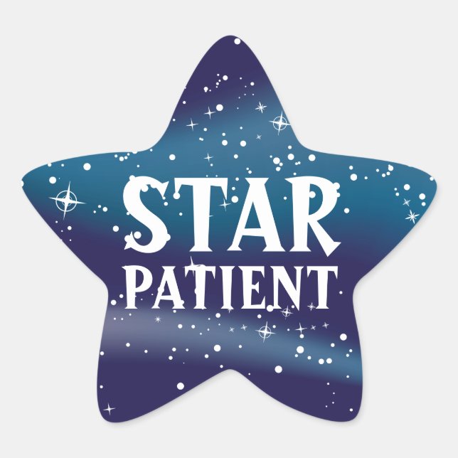 Star Patient Paediatrics Stickers (Front)