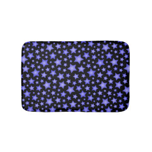 Star pattern bath mat