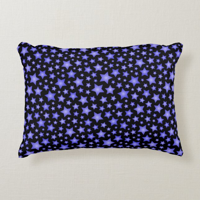 Star pattern decorative cushion (Front)