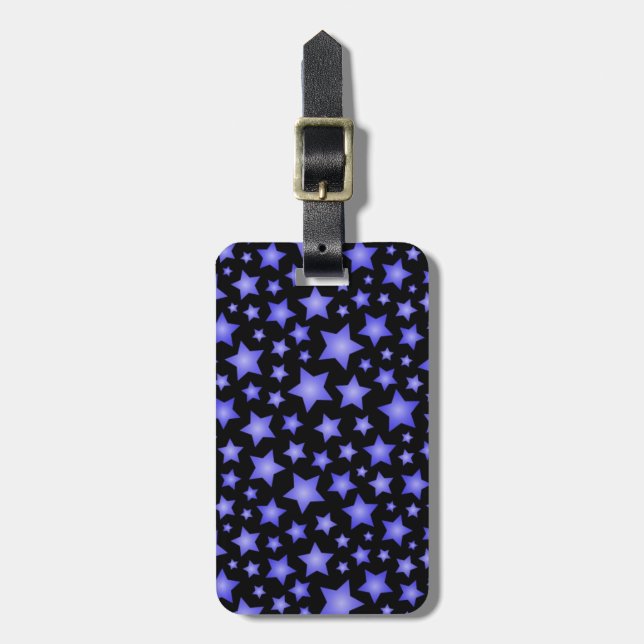 Star pattern luggage tag (Front Vertical)