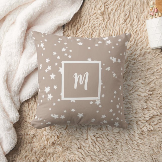 Star pattern monogram cushion (Blanket)
