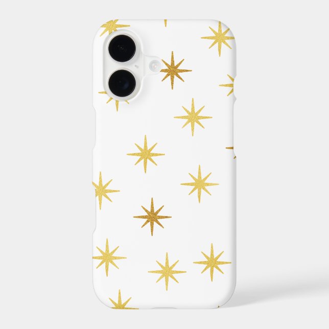 Star Pattern Phone Case | Cute Aesthetic Night sky (Back)
