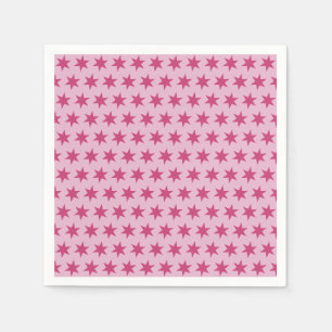Star Pattern Trending Colours Lilac Pink Maroon Napkin