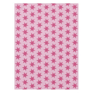 Star Pattern Trending Colours Lilac Pink Maroon Tablecloth