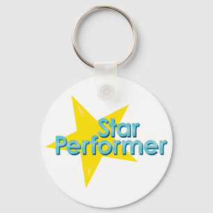 Star Performer Key Ring