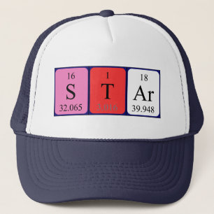 Star periodic table name hat