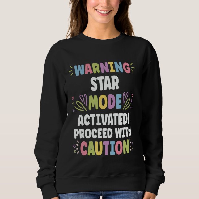 STAR Personalised Name Funny Cute Custom STAR Name Sweatshirt (Front)