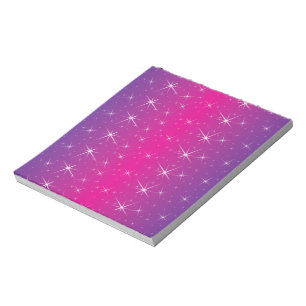 Star Pink Pattern Notepad