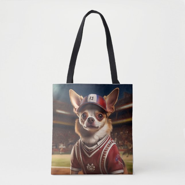 Star Pitcher For The Chihuahua 9 Tote Bag (Front)