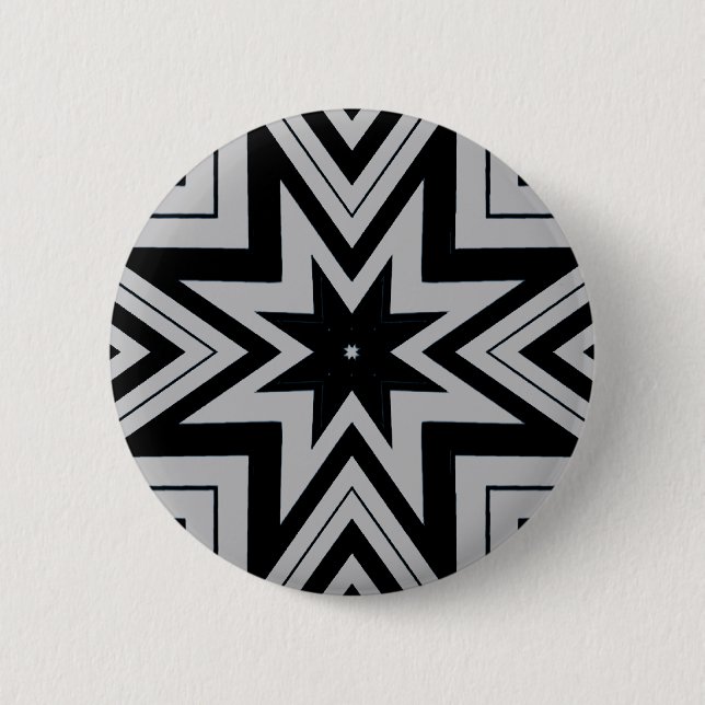 Star Point_ 6 Cm Round Badge (Front)