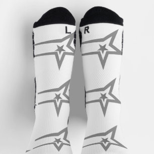 Star Printed Image Handsome Look Stylish Cool Socks