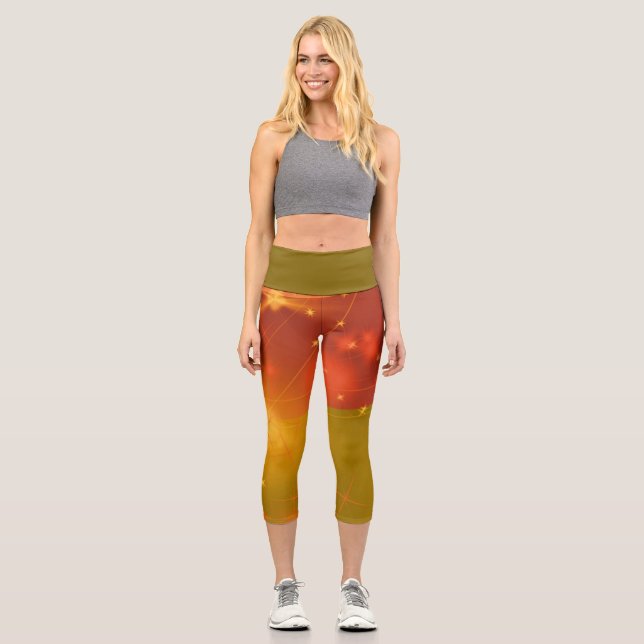 Star Printed Leggings (Front)