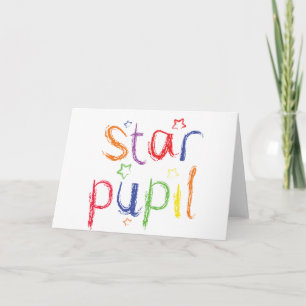 Star Pupil Congratulations Card