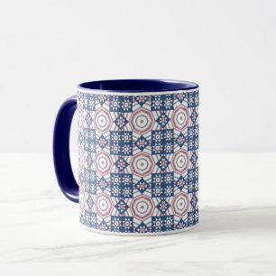 Star Quilt Vintage Art Pattern Mug Cup