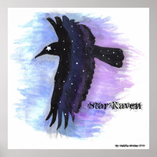 Star Raven, By Felicia Boites Poster
