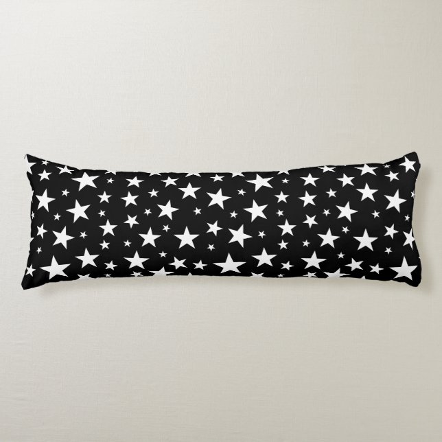Star Repeating Pattern Body Pillow (Front)