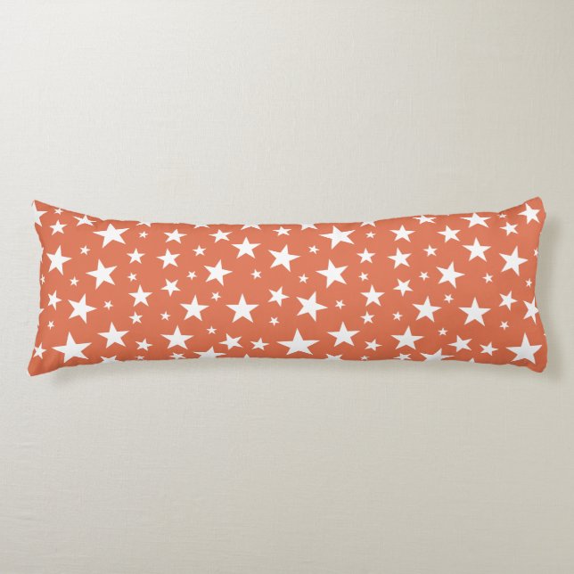 Star Repeating Pattern Body Pillow (Front)