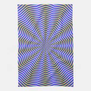 Star Ripples Tea Towel