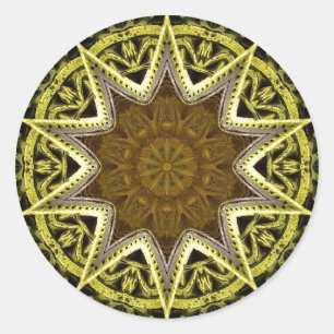 Star Round Sticker