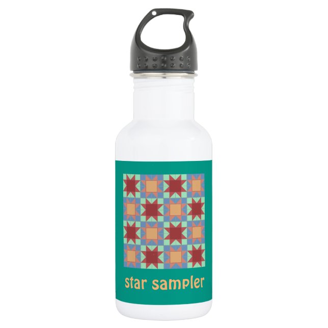 Star Sampler 18 oz Water Bottle (Front)