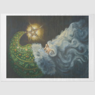 Star Santa Claus Tissue Paper