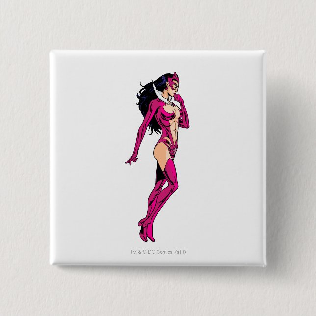 Star Sapphire 8 15 Cm Square Badge (Front)