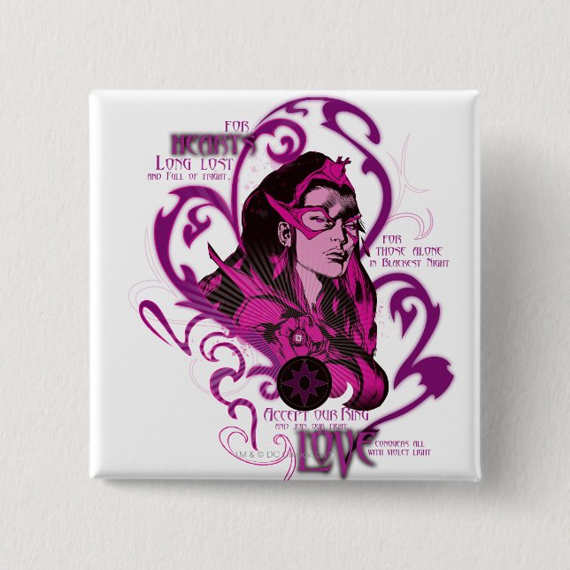 Star Sapphire Graphic 1 15 Cm Square Badge (Front)