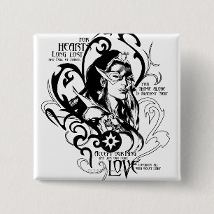 Star Sapphire Graphic 2 15 Cm Square Badge