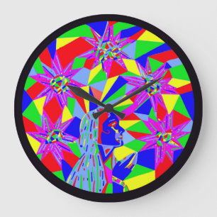 Star Seeker Large Clock