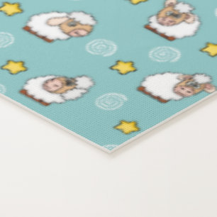 Star sheep yoga mat