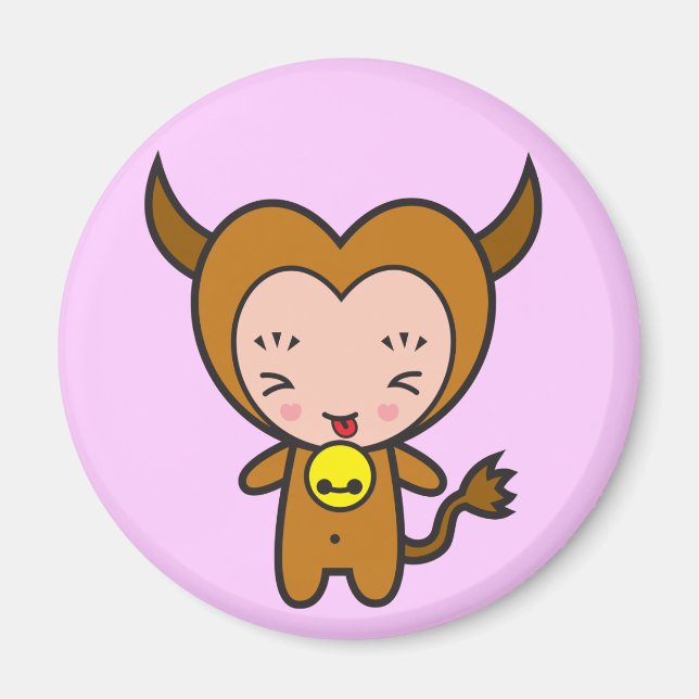 Star Sign Character - Taurus Magnet (Front)