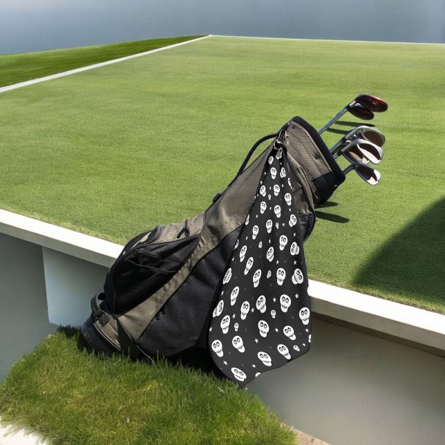 Star Skulls Golf Towel (Golf Towel)