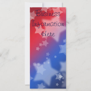 Star Spangled 2012 Calendar Bookmark Rack Card