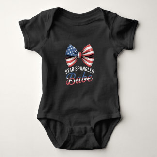 Star Spangled Babe Baby Bodysuit