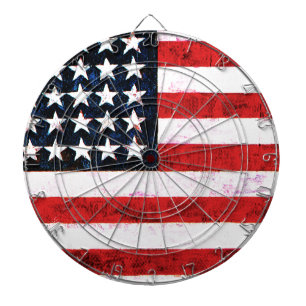 Star Spangled Banner - American Flag Dartboard
