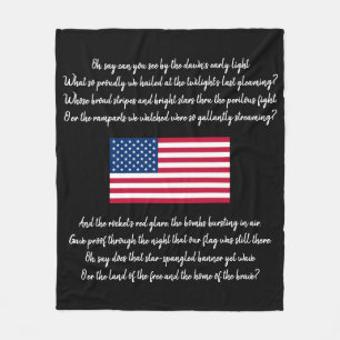 Star Spangled Banner blanket
