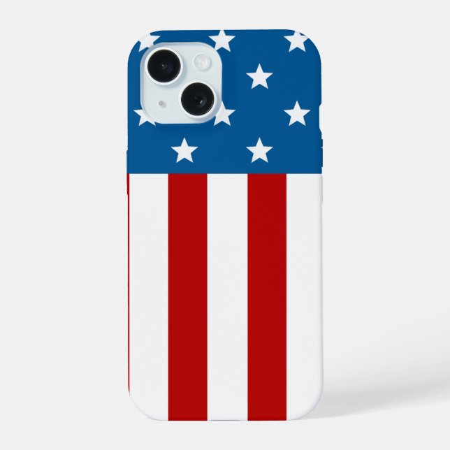 Star Spangled Banner  iPhone 15 Case (Back)