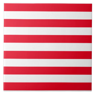 Star Spangled Banner Stripes Tile