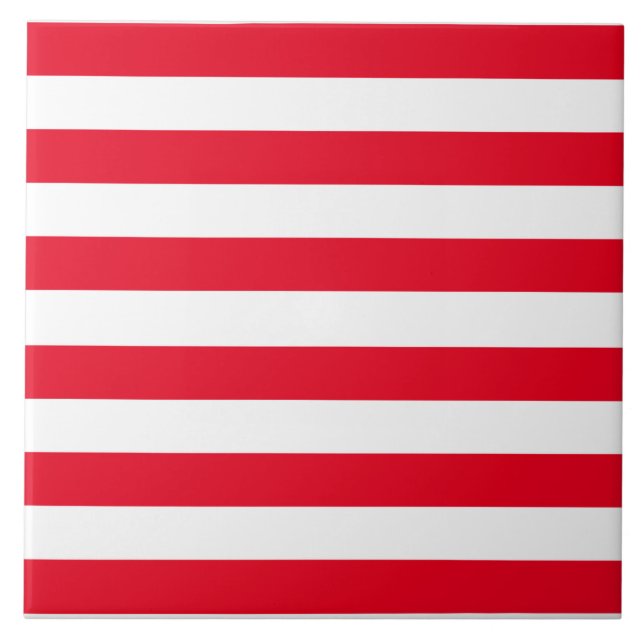 Star Spangled Banner Stripes Tile (Front)
