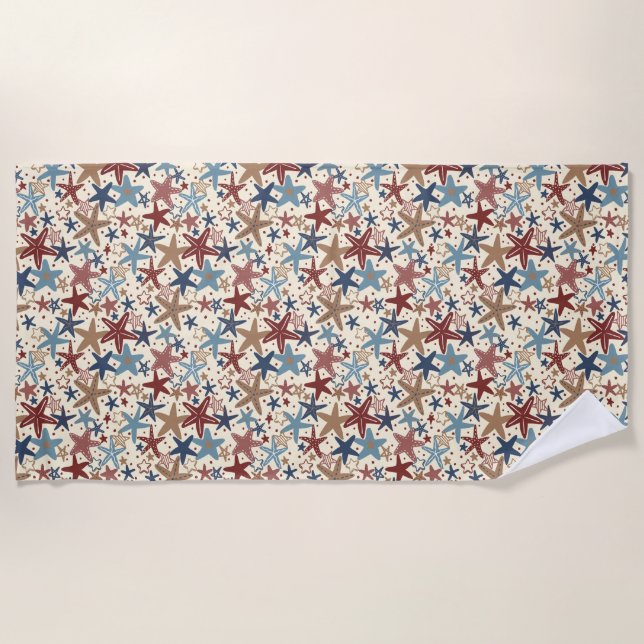 Star Spangled Beach Towel (Front)
