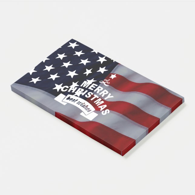 Star-Spangled Christmas: Celebrate the Season Post-it Notes (Angled)